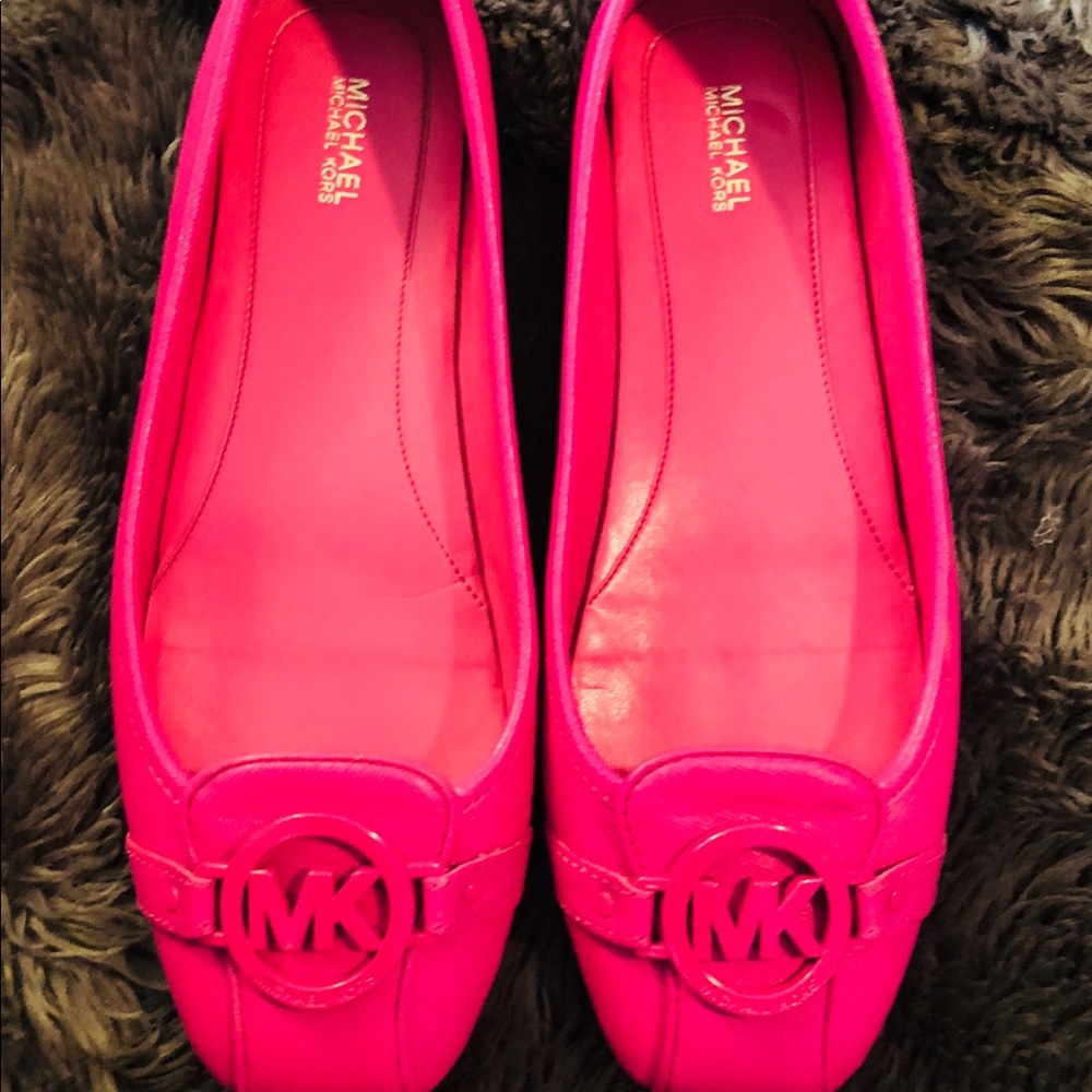 Hot Pink Michael Kors Flats